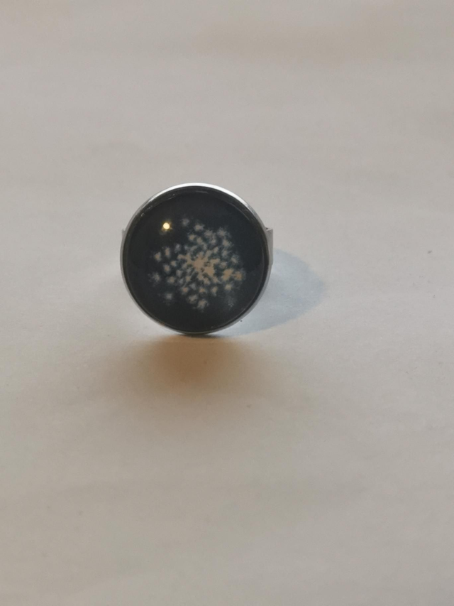 Bague réglable Galaxie (taille cabochon 15mm) 