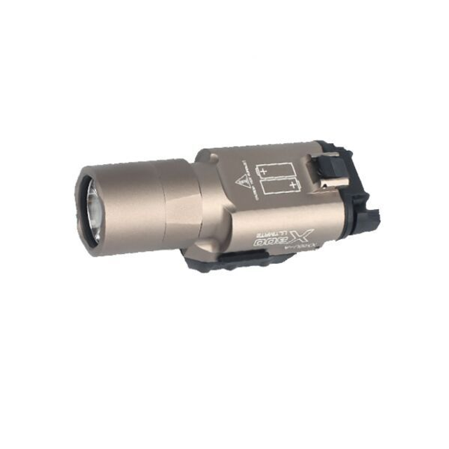 BO LED Pistol flashlight X300 Stroboscopic 220 lumens - Tan