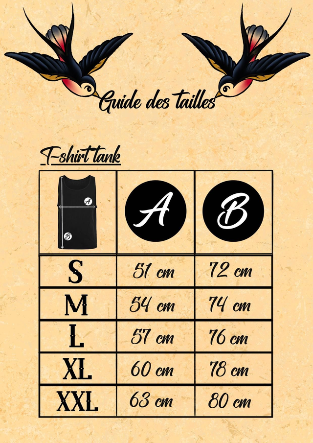 T-shirt Tank "Hot Rod Lupo" Black