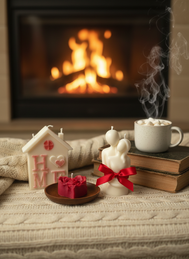 Coffret Premium de Bougies Parfumées – Jasmin