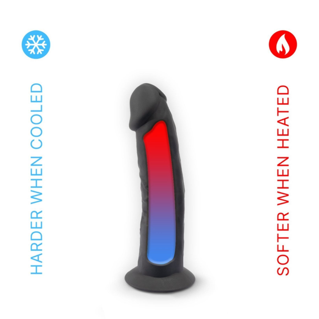Dildo ventouse Thermo Réactif