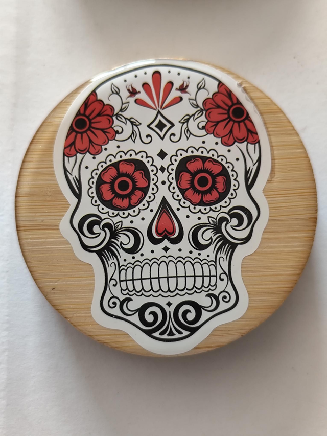 Décapsuleur magnétique frigo Tête de mort 