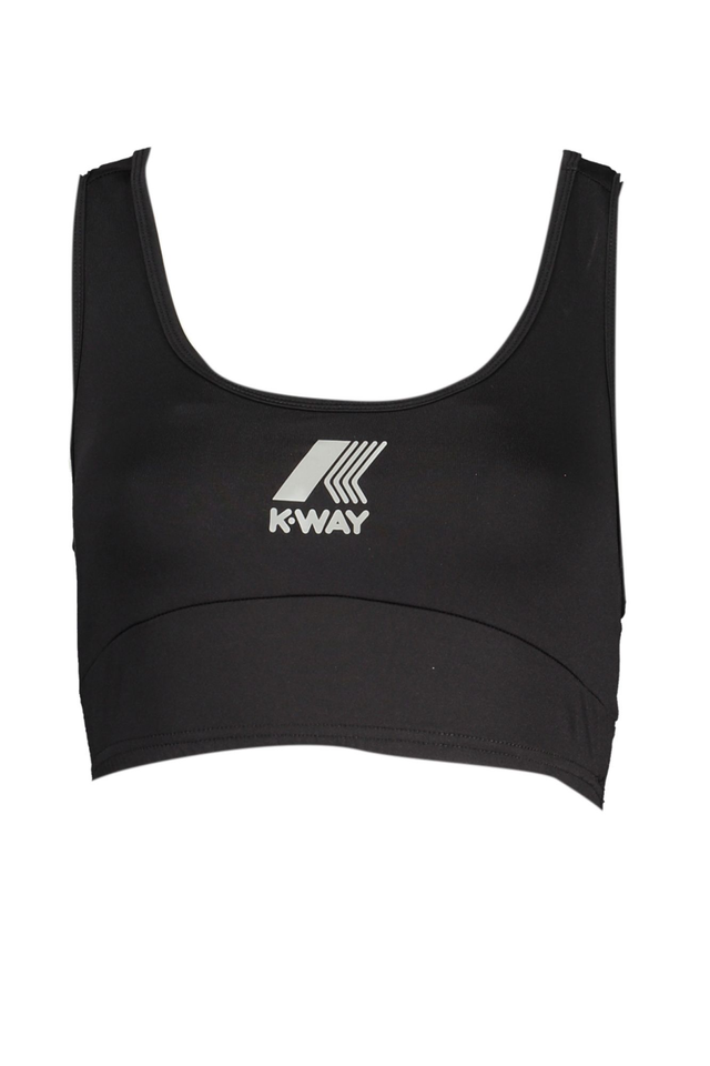 K-WAY TOP DONNA NERO