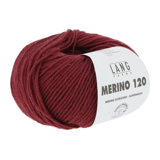 Merino 120 | 34.0562 | dunkelrot melange