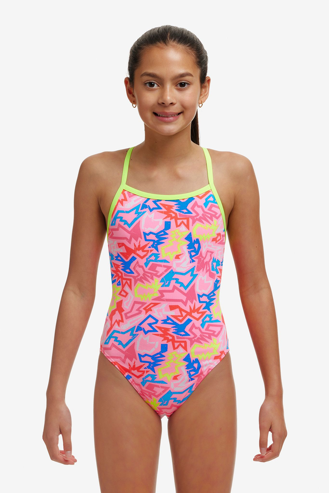GIRL&#039;S FUNKITA ROCK STAR SINGLE STRAP ONE PIECE