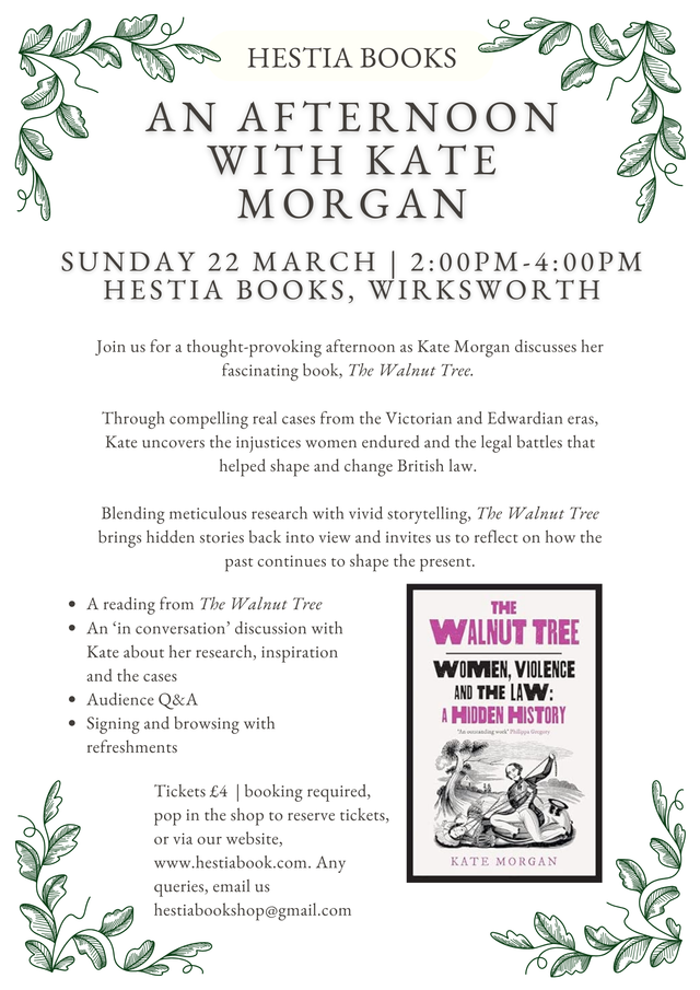 An Afternoon with Kate Morgan | EVENT TICKET