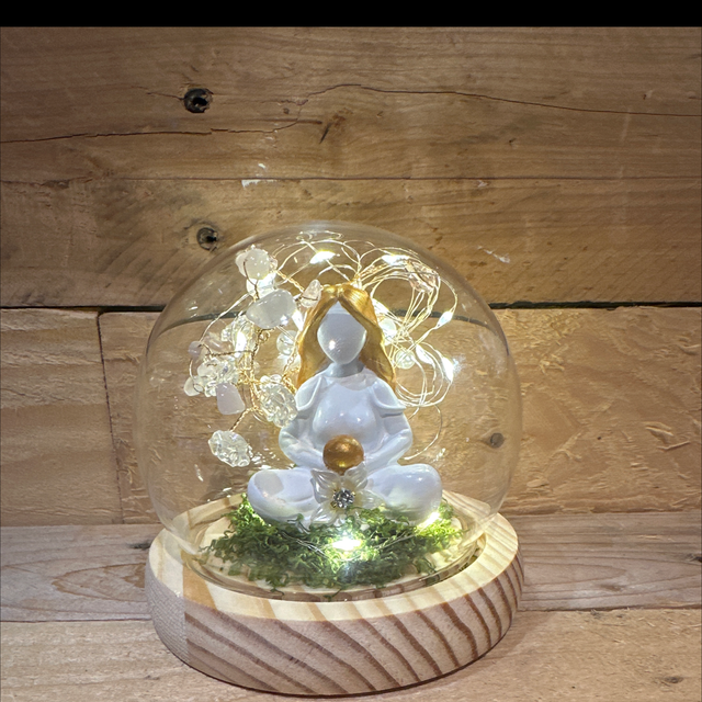 Mother Earth &amp; Tree Light Up Globe 