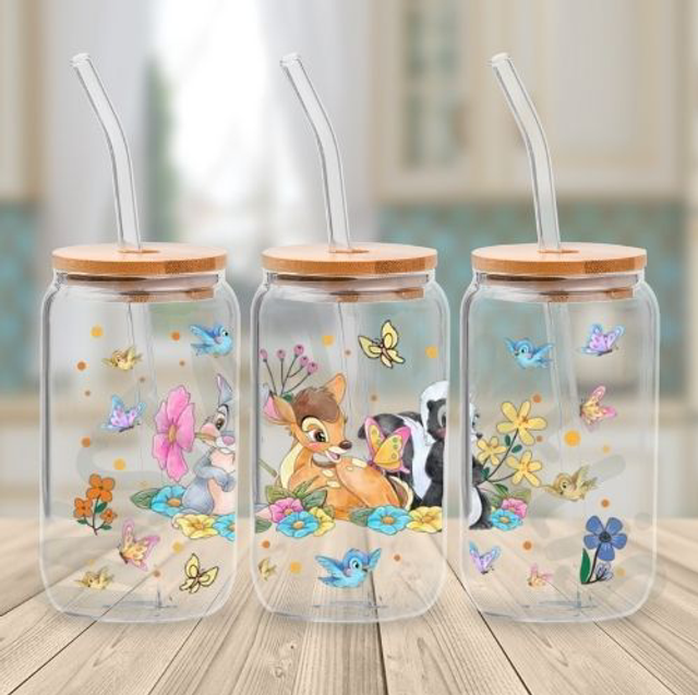 Canette en verre - Bambi