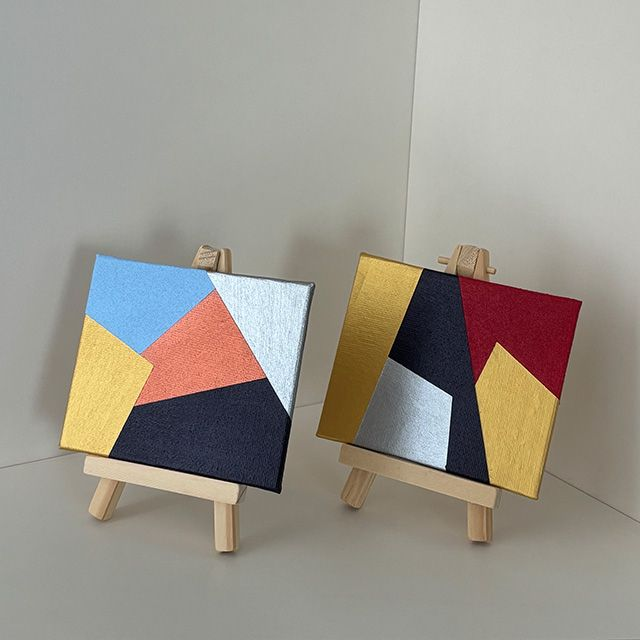 Ensemble de 2 mini peintures