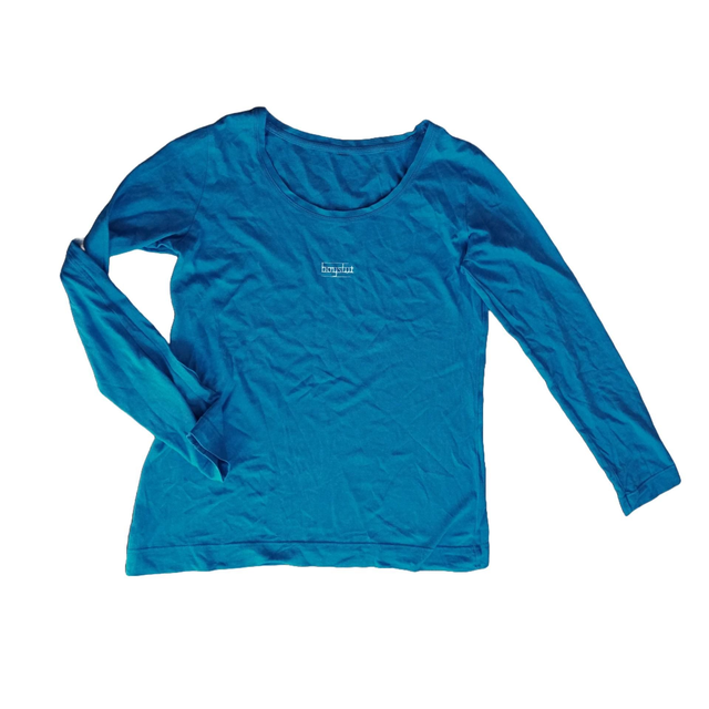 blue longsleeve "boyslut" size M