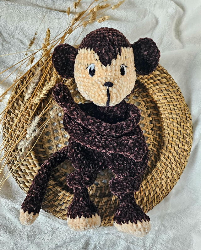 Doudou plat Monkey