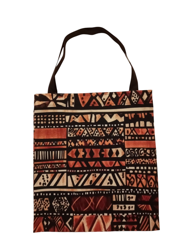 Sac Fourre-Tout en Wax Tribal Africain – Style Authentique &amp; Pratique