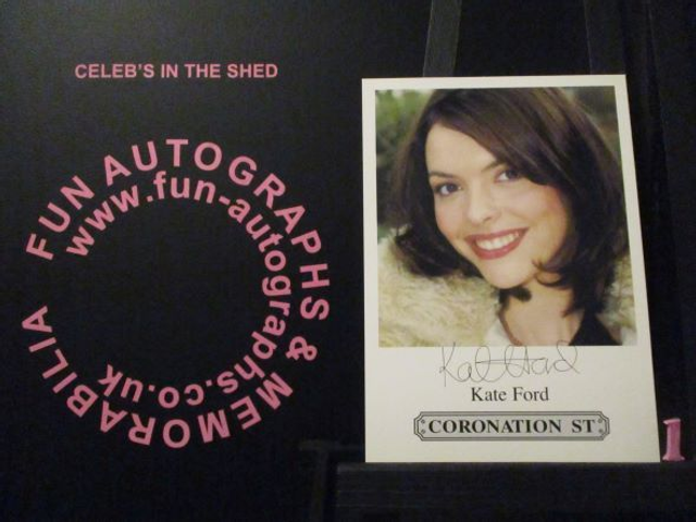 Kate Ford (Tracy Barlow) Original Coronation Street Pre-Print Cast Card (1)