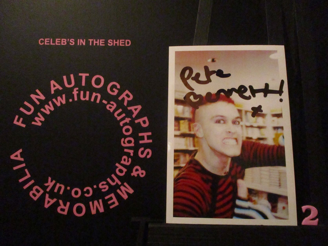 Pete Bennett Authentic Autographed 6x4 Our Facing White Border Photograph (2)