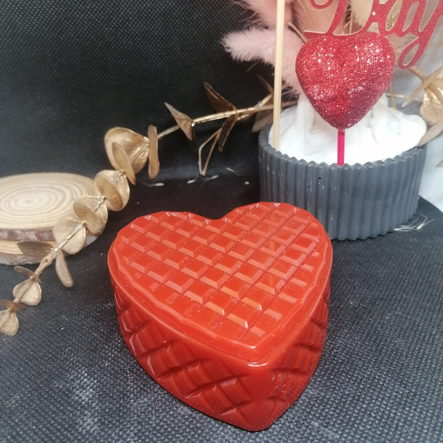 Boîte décorative en époxy – Forme Cœur