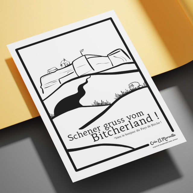 Carte postale Gruss vom Bitcherland 👋