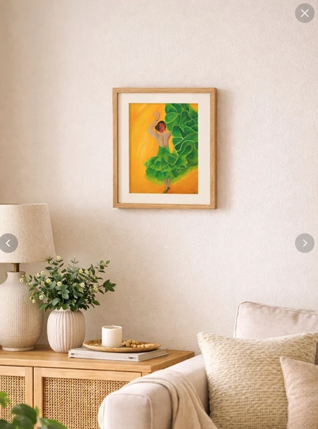 Huile bata de cola vendue sans cadre 