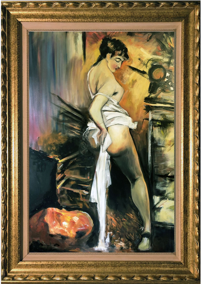 Giovanni Boldini, Copia 70 x 100 cm pittura ad olio cm. (Daniele Poltronieri)