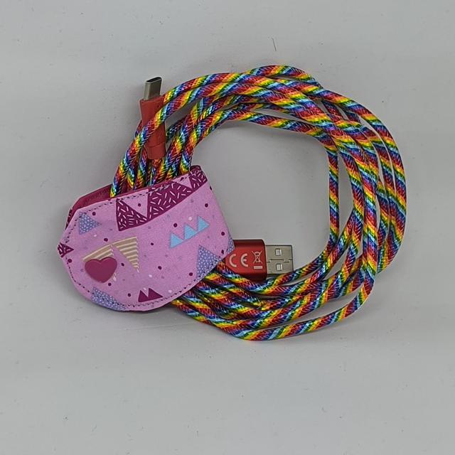 range câble triangle rose taille M