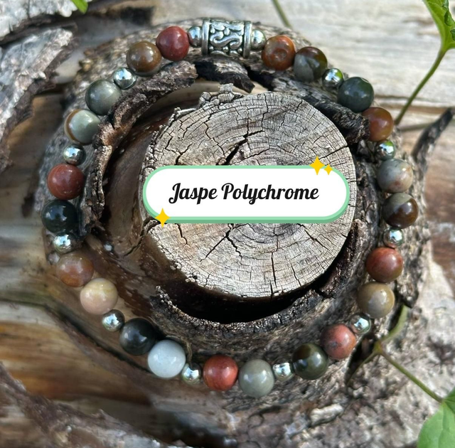 Bracelet de Jaspe Polychrome 