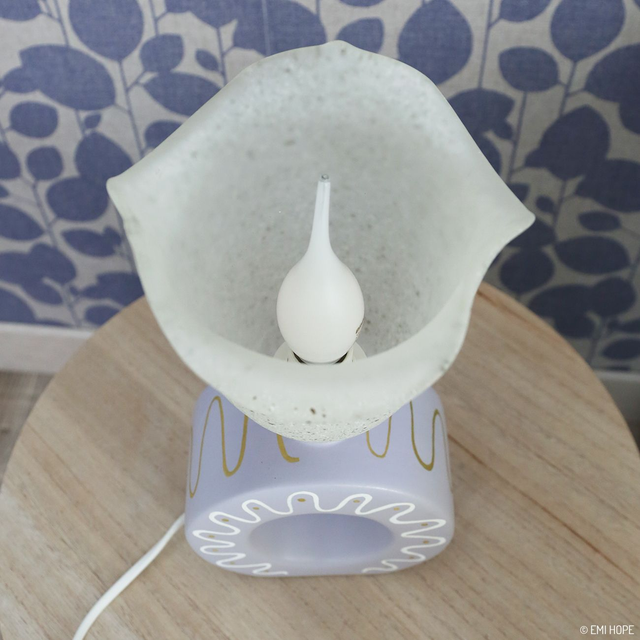 DUO LAMPES TULIPES GRAPHIQUES