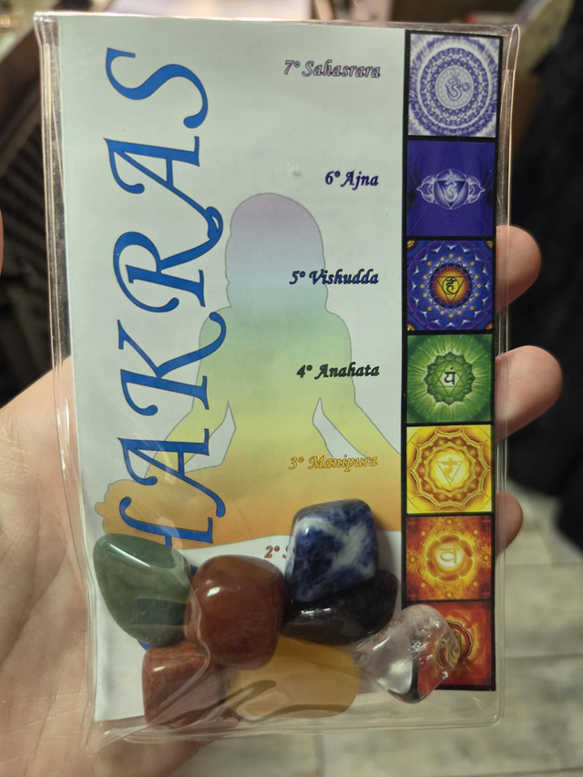 Piedras chakra +bols.