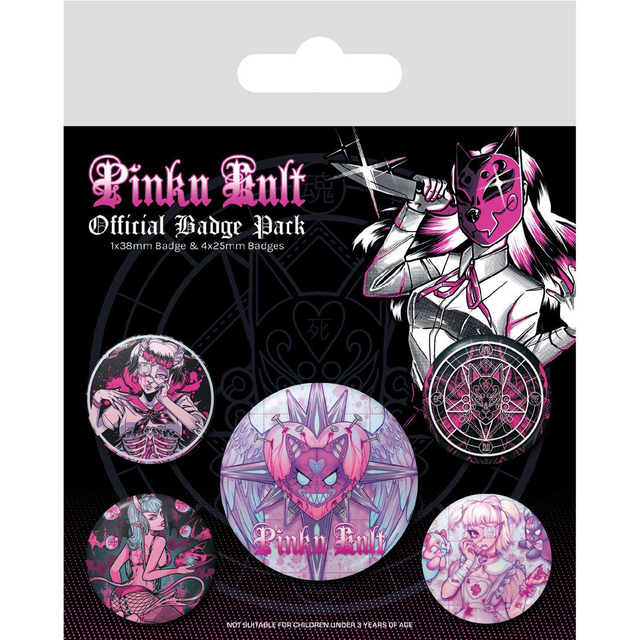 Pinku Kult Badge Pack