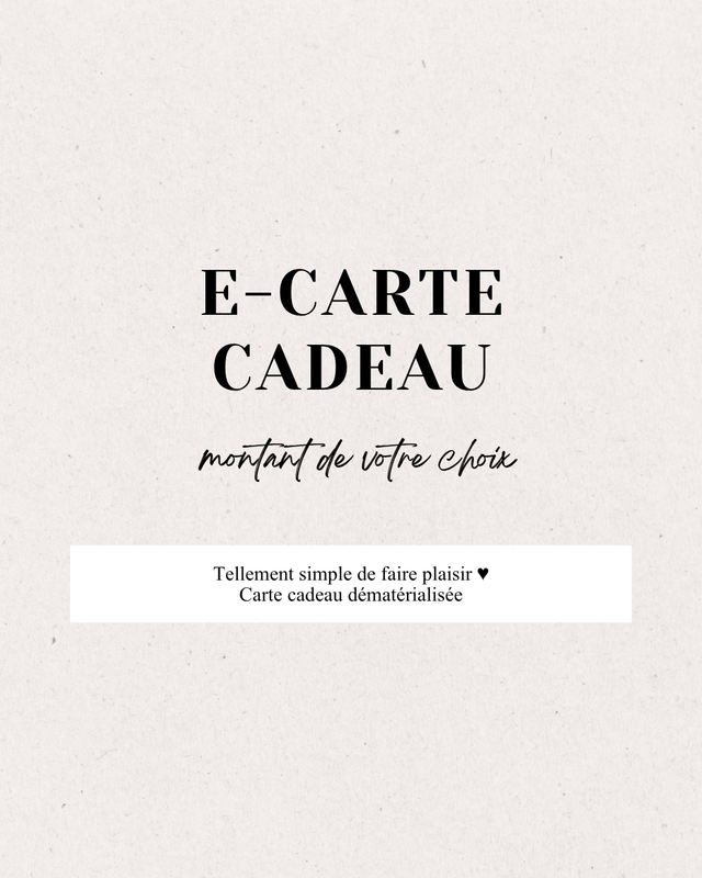 E-Carte cadeau