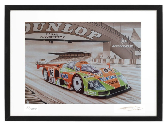 Mazda 787B - Le Mans 1991 - Limited Edition framed print