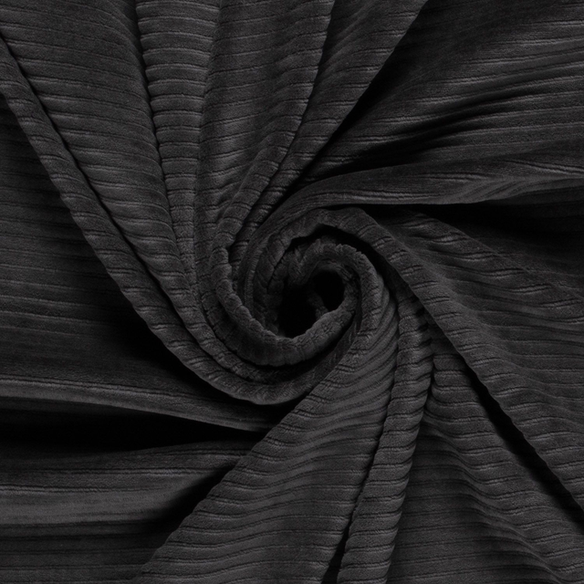 Velours stretch Anthracite