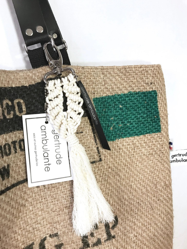 Sac cabas en toile de jute GM &quot;Chiapas&quot; Mexique