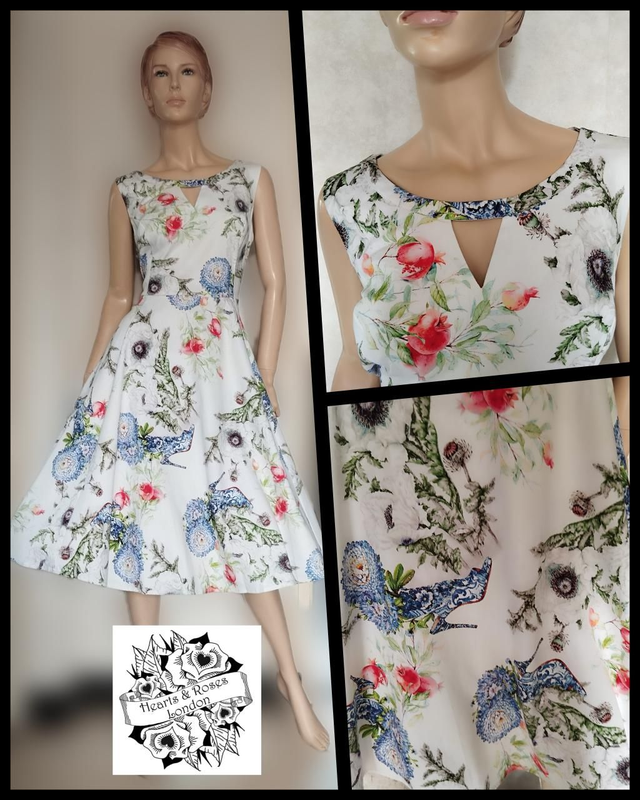 Robe Hearts &amp;Roses Cinderella in White T46