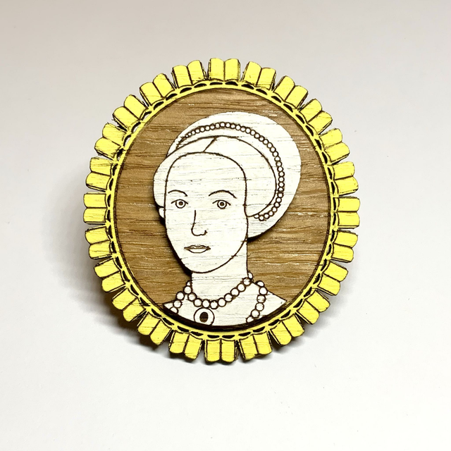 Broche camée « Christine de Pizan »