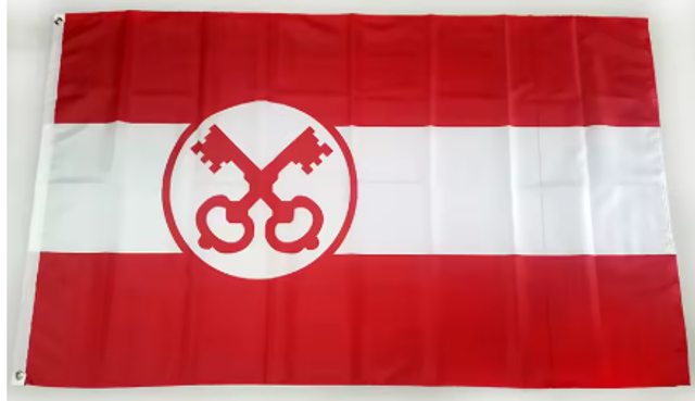 Grote vlag Leiden (150x90cm)