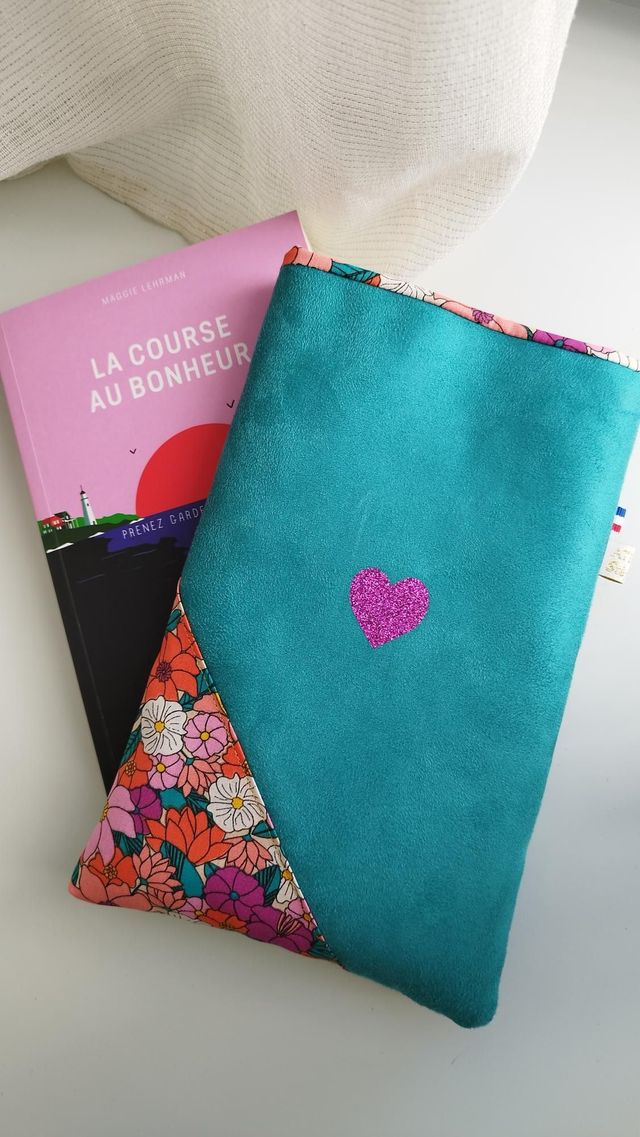Housse de livre Turquoise 