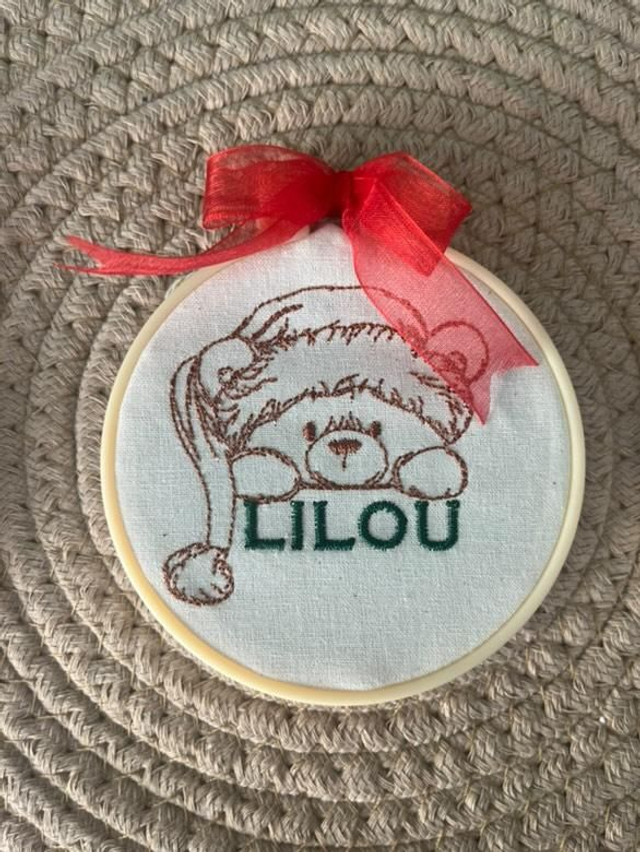 Tambour de Noël à suspendre