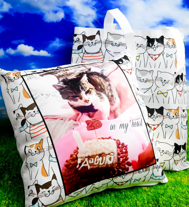 Cuscino 40x40 + Shopper da personalizzare