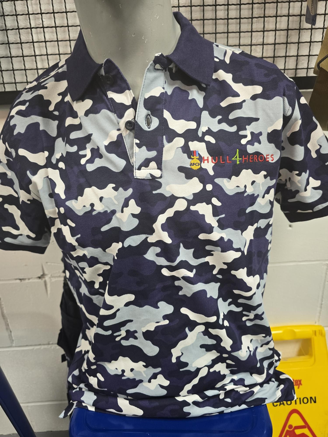 Blue Camo Polo