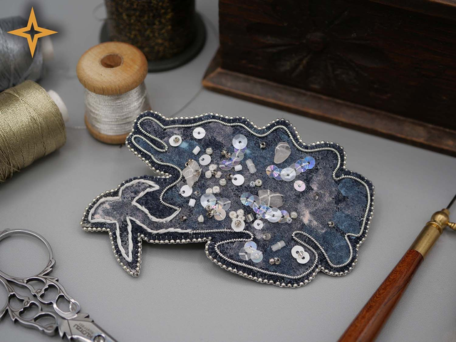 + Poisson Combattant (Barrette à cheveux) +