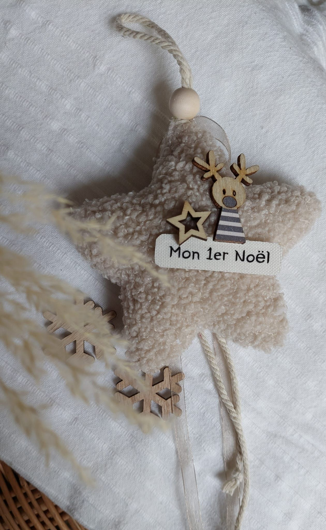 Etoile &quot; mon 1er Noël&quot;  