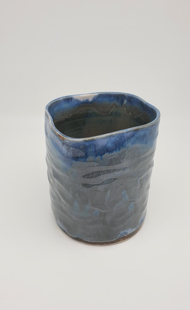 Vase Bleu Gris