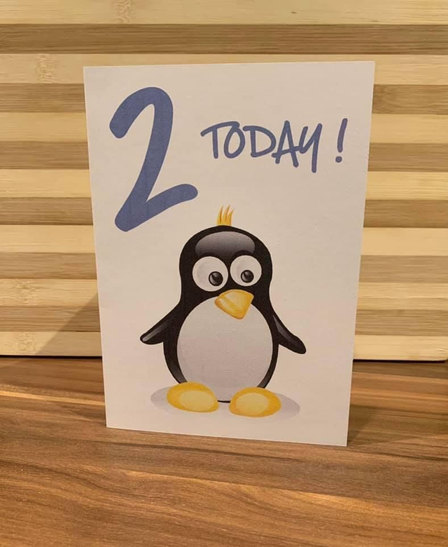 Penguin age card