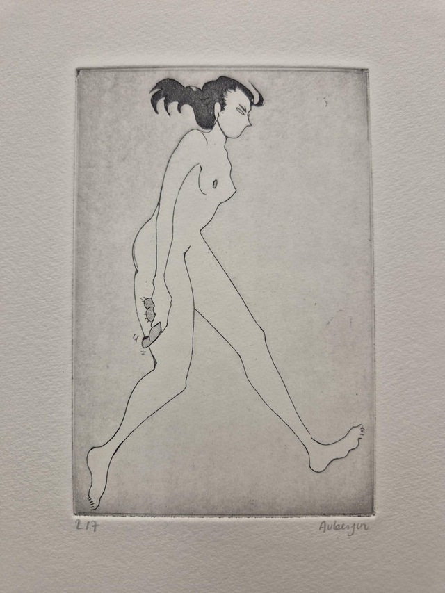 La Colère - Gravure