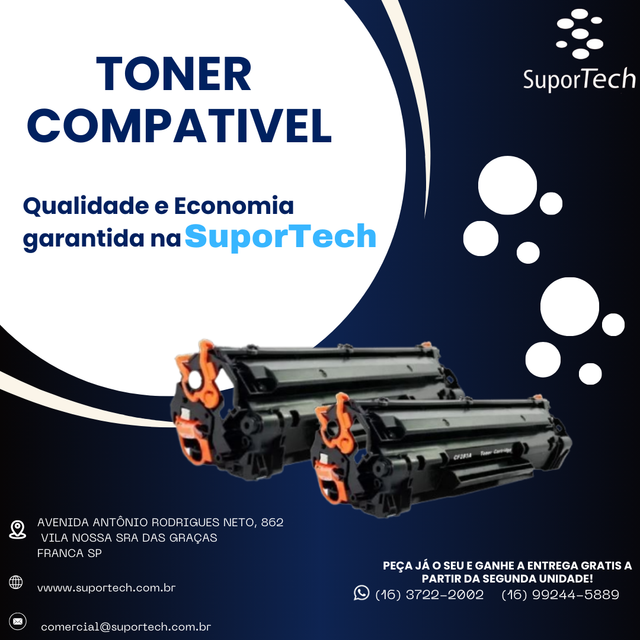 Toner Compatível HP Preto 280A/505A (P-550-A) - E235 / P2055 / PRO 400 / M401 / M425