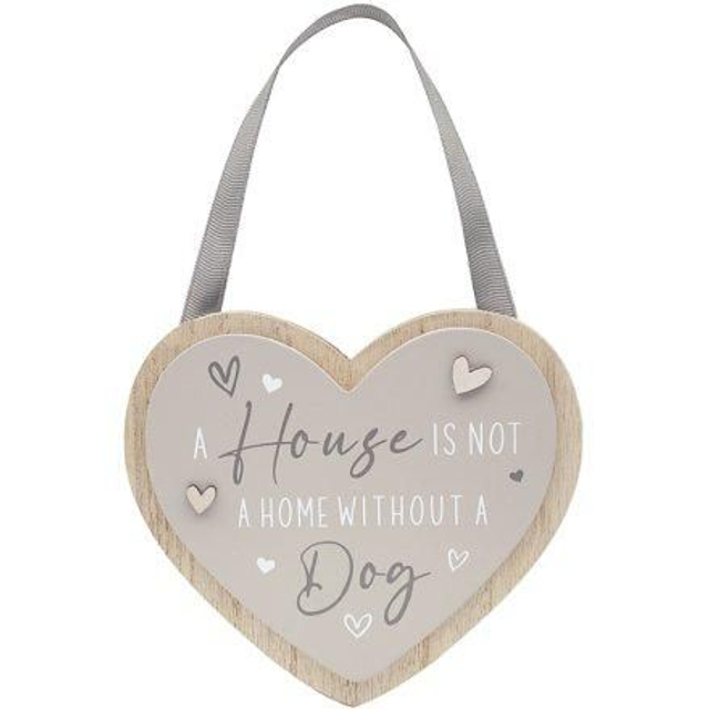 Heart Plaque Dog