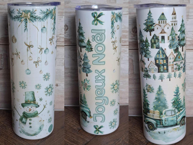 Gourde Canette noël