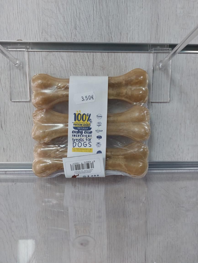 Hueso prensado ( 3 unidades de 14 cm )