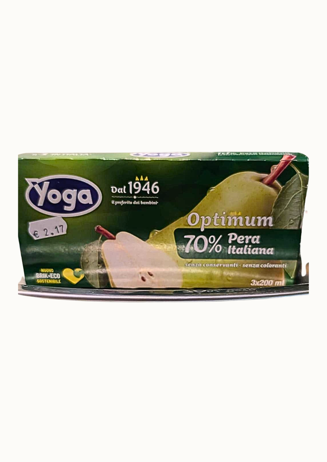 Jus de poire Yoga