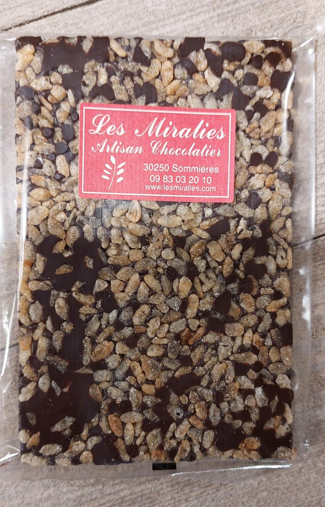 Tablette grains de riz soufflés