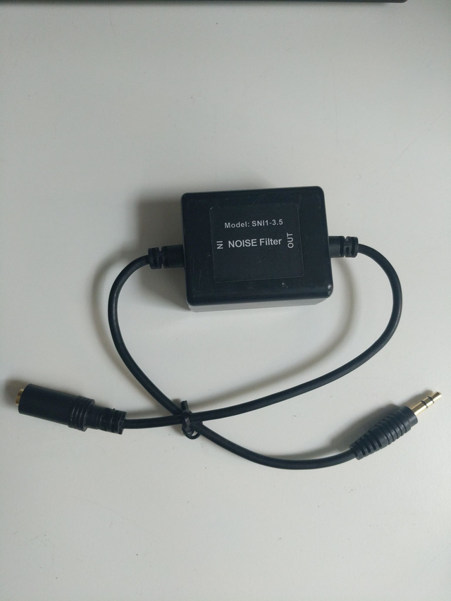 Entstörfilter SNI1-3.5; 3,5mm Klinke, Schwarz 